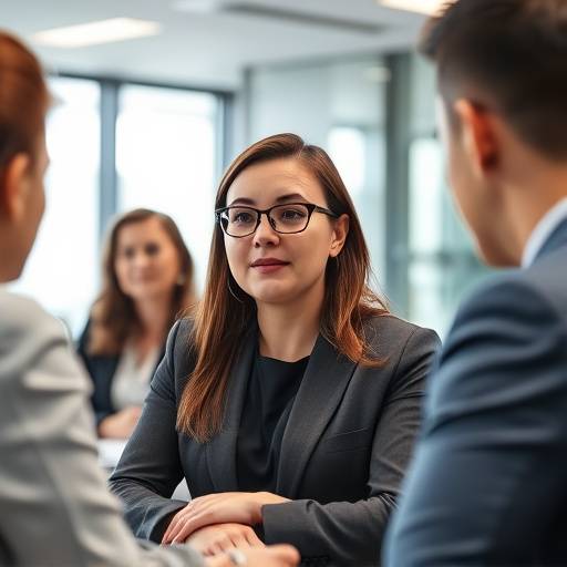 Still from a corporate training video for GlobalTech Solutions