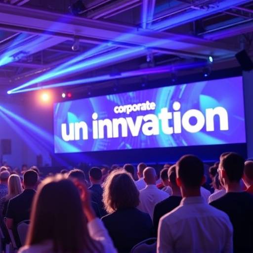 Still from an event highlight video for the Annual Innovation Conference